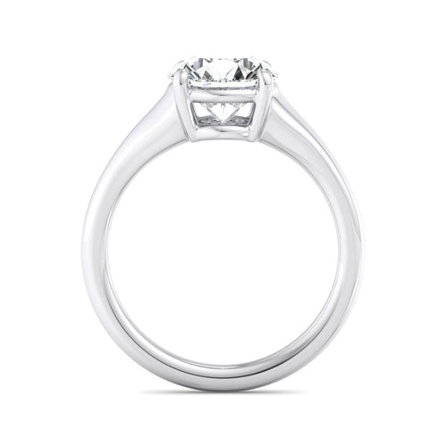 Round Lab Grown Diamond Solitaire Engagement Ring — Round design reference