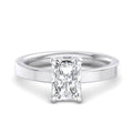 Radiant Lab Grown Diamond Solitaire Engagement Ring — Radiant design reference