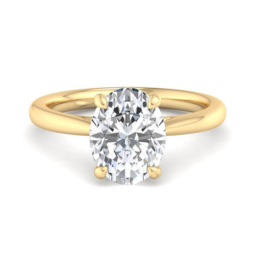 Oval Lab Grown Diamond Solitaire Engagement Ring — Oval design reference