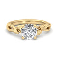 Round Lab Grown Diamond Solitaire Engagement Ring — Round design reference
