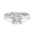 Round Lab Grown Diamond Hidden Detail Solitaire Engagement Ring — Round design reference