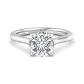 Round Lab Grown Diamond Hidden Detail Solitaire Engagement Ring — Round design reference