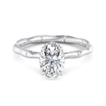 Oval Lab Grown Diamond Hidden Detail Solitaire Engagement Ring — Oval design reference