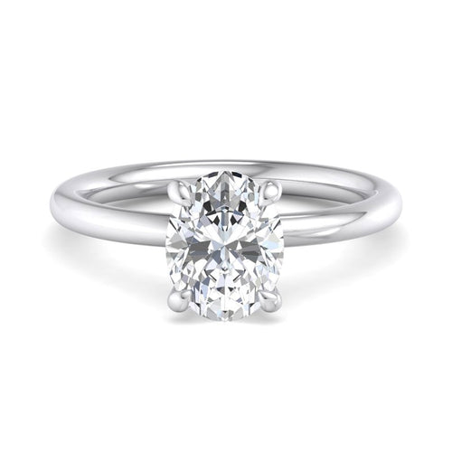 Oval Lab Grown Diamond Solitaire Engagement Ring — Oval design reference
