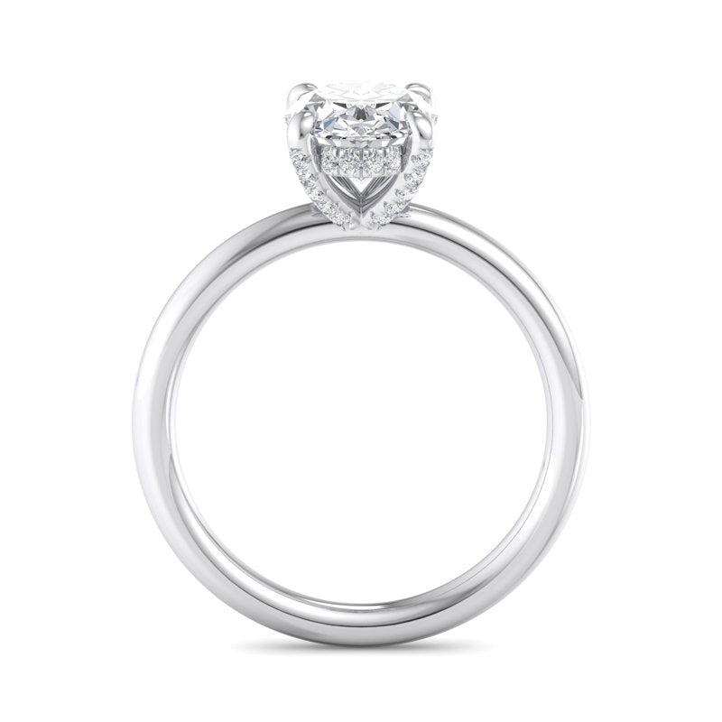 Oval Lab Grown Diamond Solitaire Engagement Ring — Oval design reference