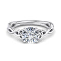 Round Lab Grown Diamond Vintage-Inspired Engagement Ring — Round design reference