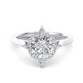 Round Lab Grown Diamond Halo Engagement Ring — Round design reference