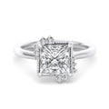 Princess Lab Grown Diamond Vintage-Inspired Engagement Ring — Princess design reference
