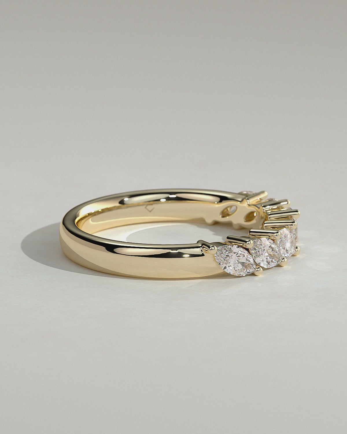 MET 0410 women's wedding ring in yellow gold, original product video