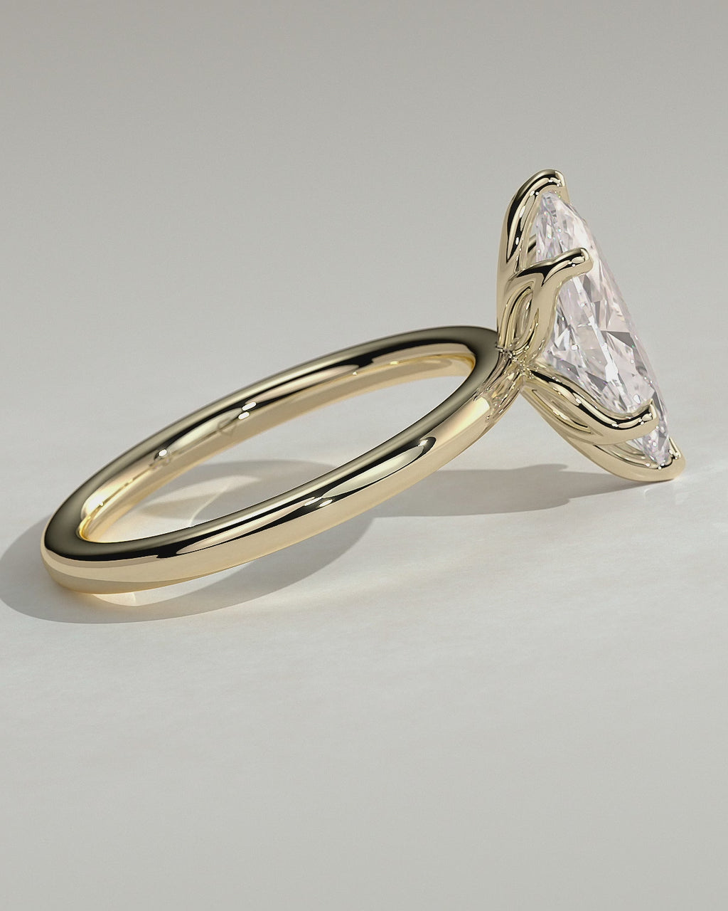 MET 0051 Marquise Solitaire Engagement Ring