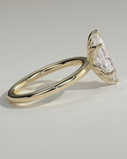 MET 0051 Marquise Solitaire Engagement Ring