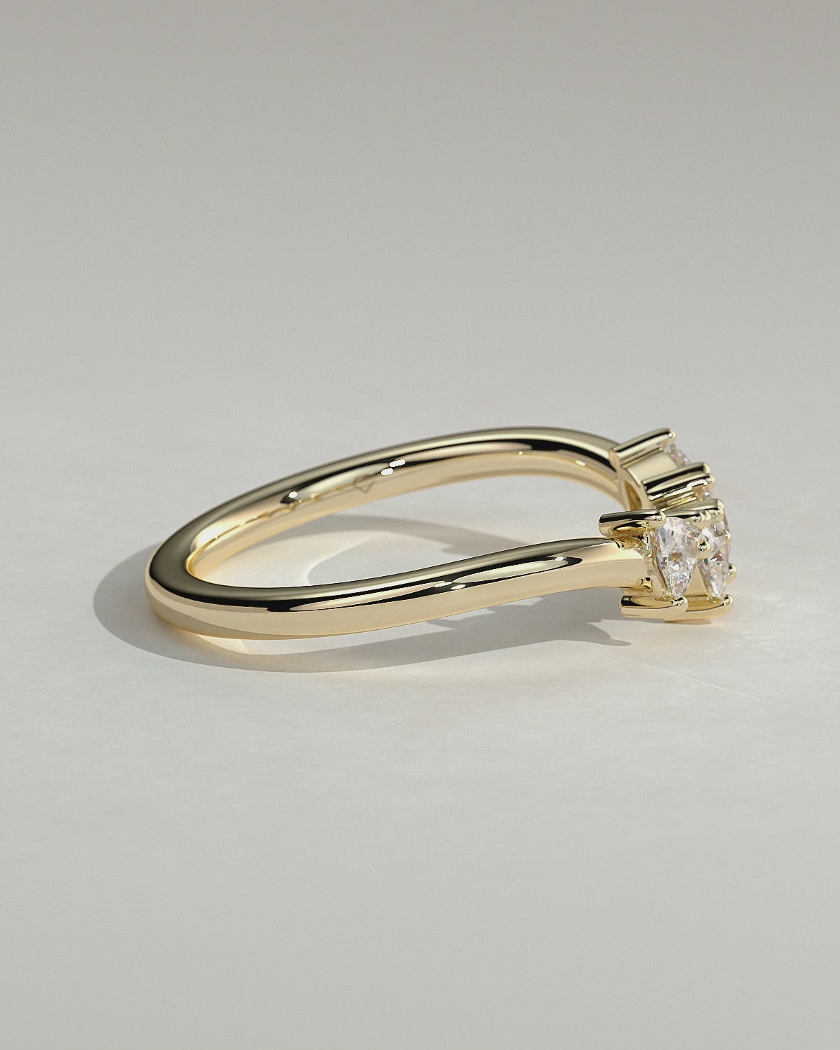 MET 0415 women's wedding ring in yellow gold, original product video