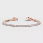 MET-WB-0049 | 14K Rose Gold | LGB300019 | Rose Gold 3ctw Rivera Tennis Bracelet | LGB300019-1.mp4