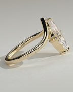 MET 0078 Marquise Solitaire Engagement Ring