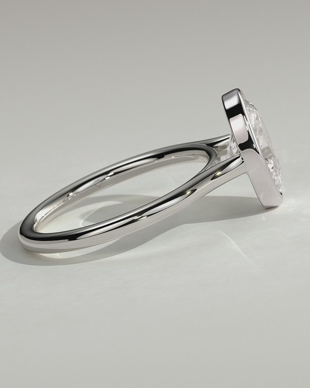 MET 0151 - 2 ct center stone - 18k White Gold source reference - product rotation video