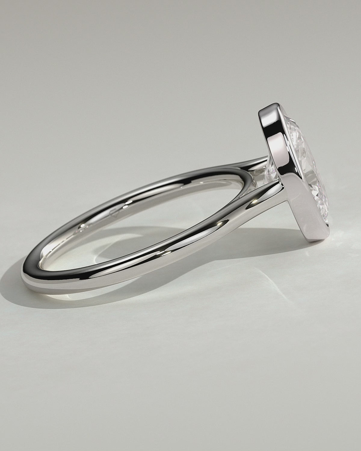 MET 0151 - 2 ct center stone - 18k White Gold source reference - product rotation video