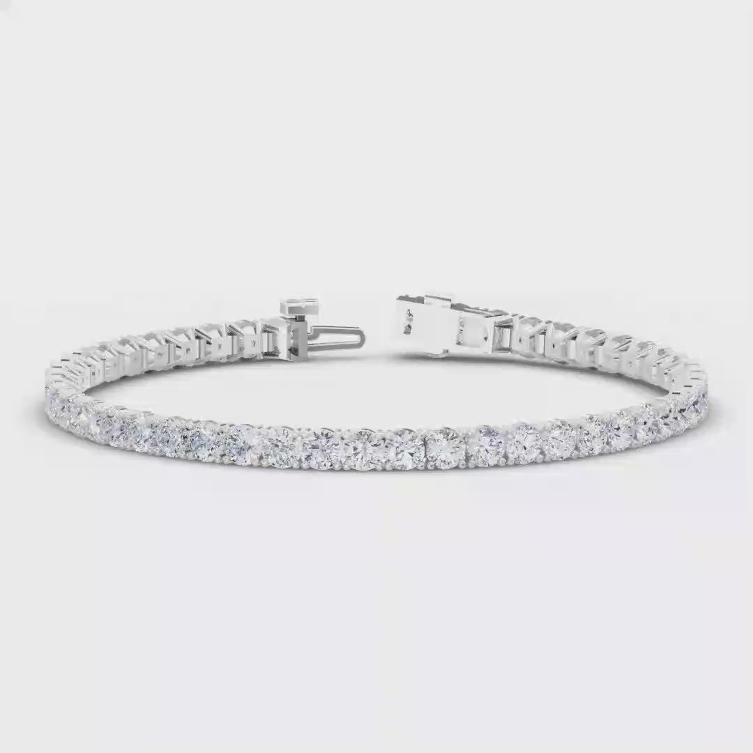 MET-WB-0046 | 14K White Gold | LGB700004 | White Gold 7ctw Rivera Tennis Bracelet | LGB700004-1.mp4