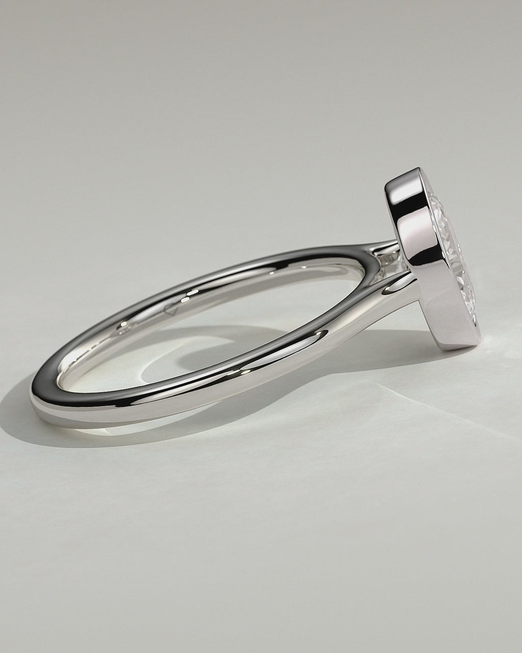 MET 0151 - 1 ct center stone - 18k White Gold source reference - product rotation video