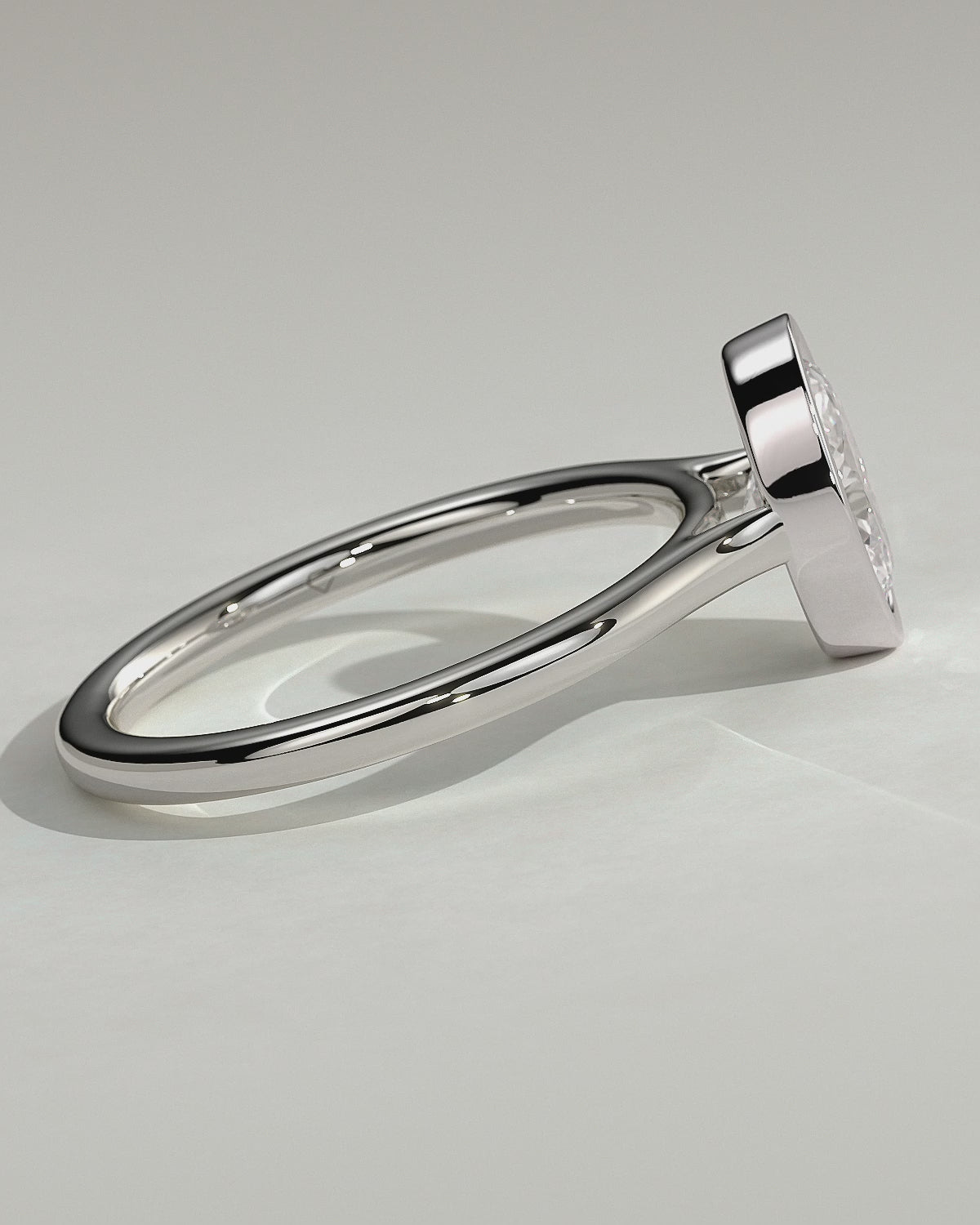 MET 0151 - 1 ct center stone - 18k White Gold source reference - product rotation video