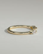 MET 0421 women's wedding ring in yellow gold, original product video