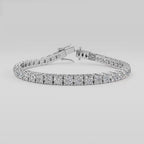 MET-WB-0025 | 14K White Gold | LGBO90030 | White Gold 9ctw Lab Grown Diamond Tennis Bracelet | LGBO90030-1.mp4