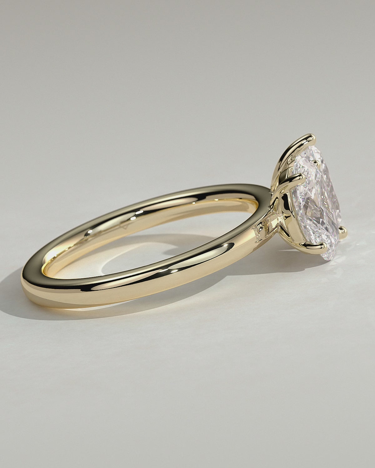 MET 0059 Oval Toi et Moi Engagement Ring