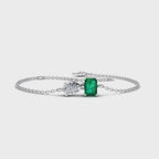MET-WB-0070 | 14K White Gold | LGBT0133 | White Gold Toi Et Moi Emerald Bracelet | LGBT0133-1.mp4