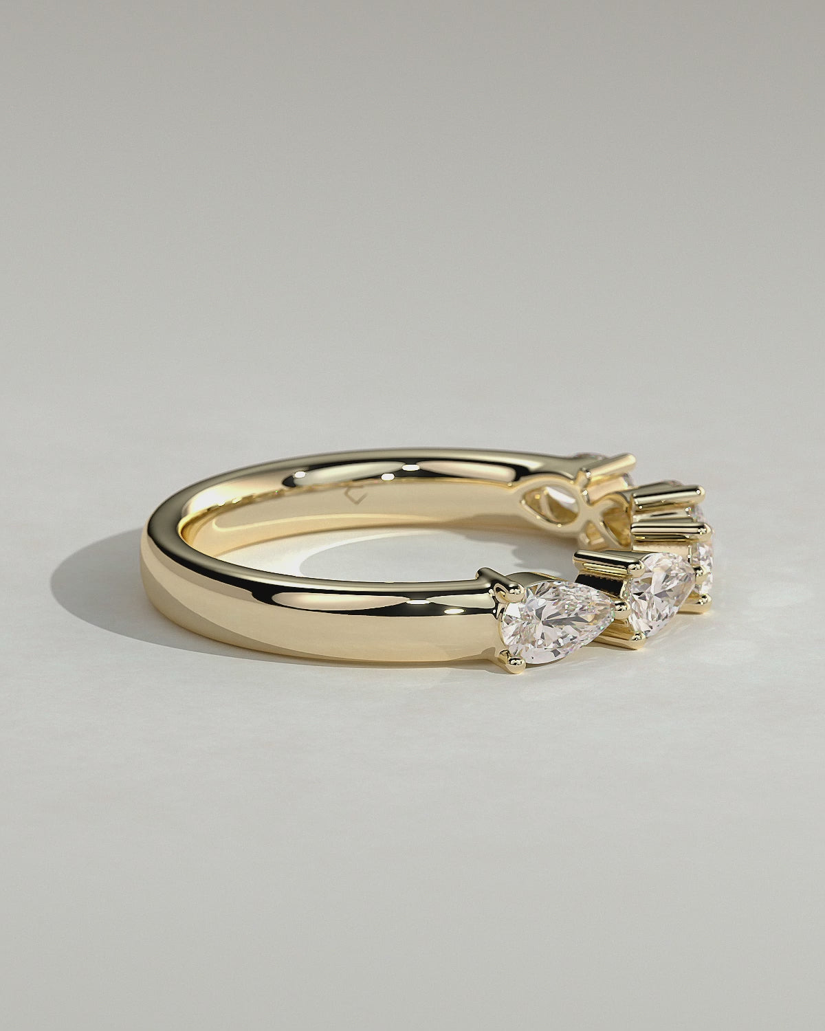MET 0427 women's wedding ring in yellow gold, original product video