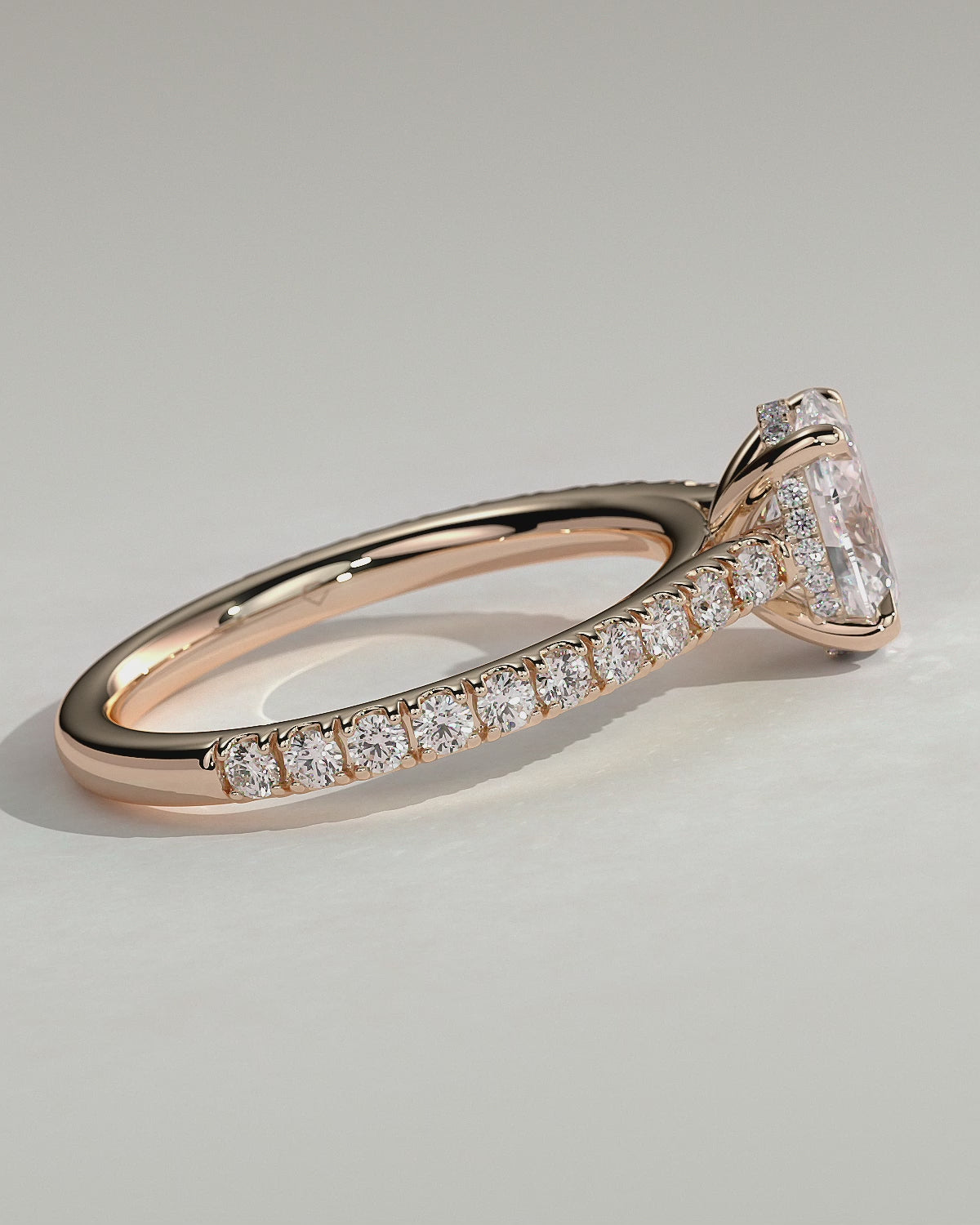 MET 0014 - 1 ct center stone - 18k Rose Gold source reference - product video - source 579531317f1cd536af3f9af3934810a3
