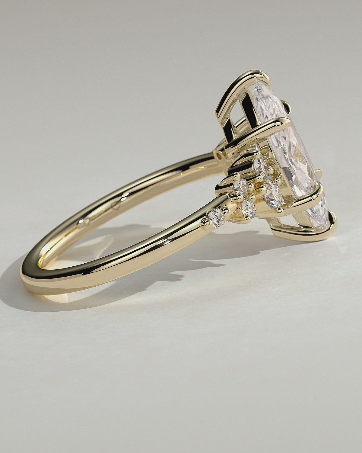 MET 0052 Marquise Solitaire Engagement Ring