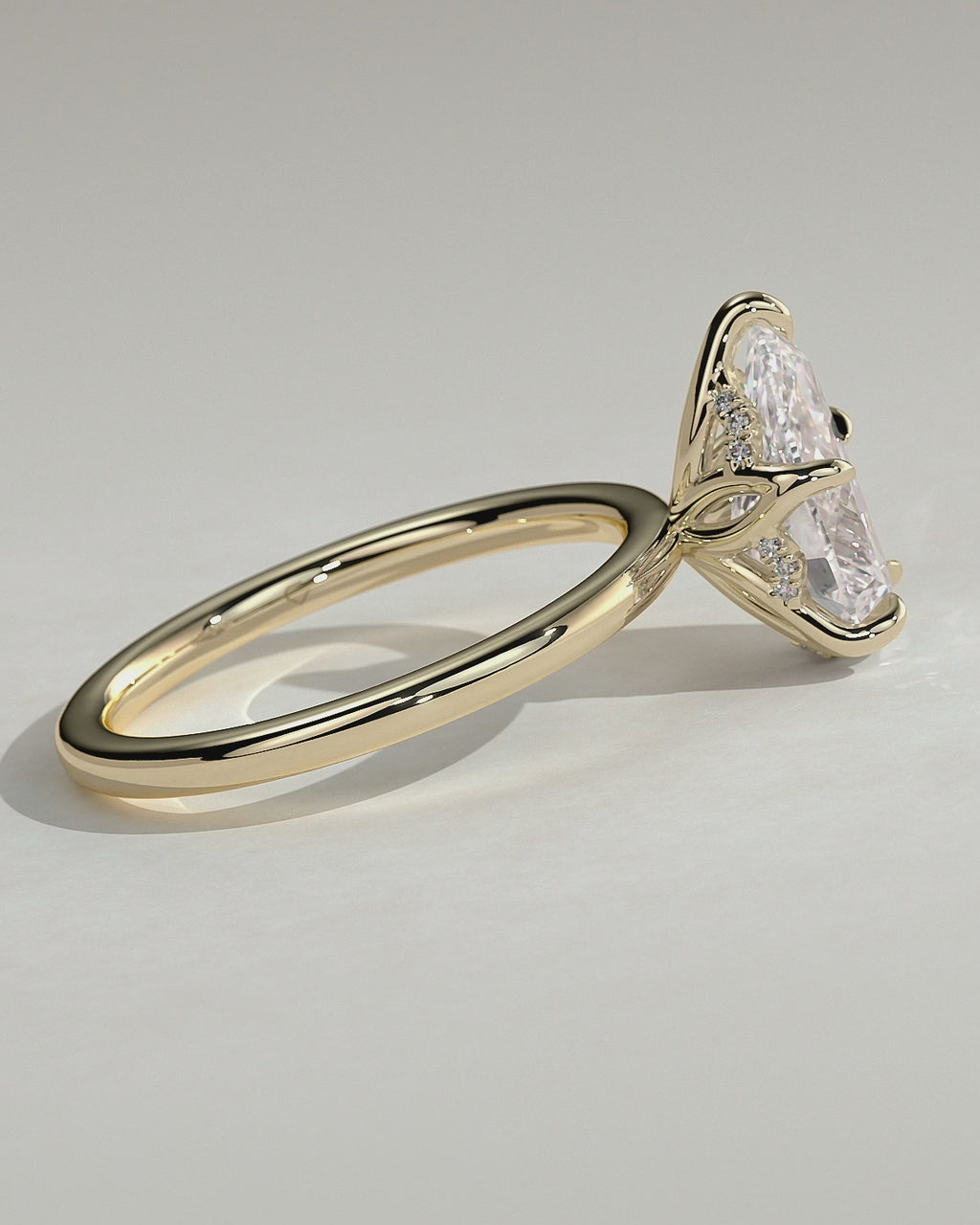 MET 0201 - 2 ct pictured - 18k Yellow Gold source reference - product rotation video
