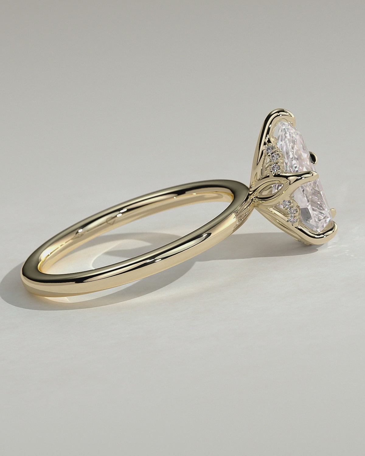 MET 0201 - 2 ct pictured - 18k Yellow Gold source reference - product rotation video