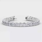 MET-WB-0040 | 14K White Gold | LGBO90072 | White Gold 26ctw Rivera Tennis Bracelet | LGBO90072-1.mp4