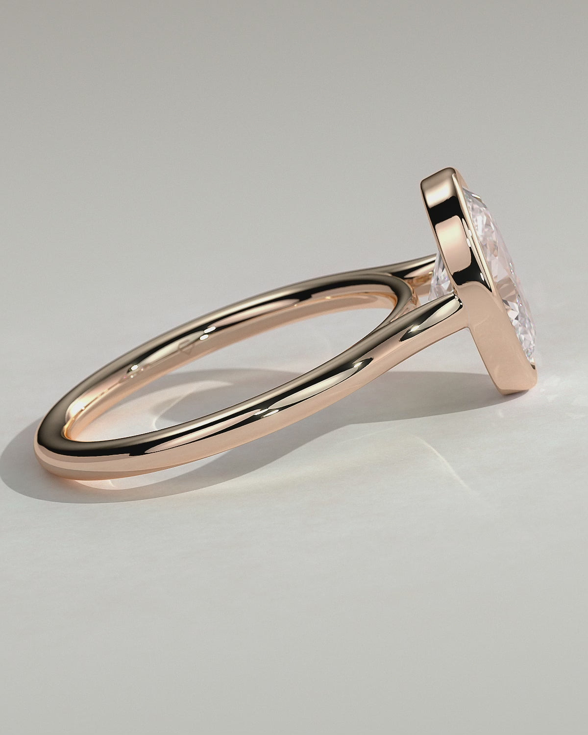 MET 0151 - 2 ct center stone - 18k Rose Gold source reference - product rotation video