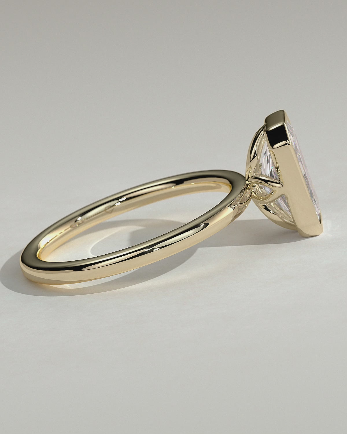 MET 0364 Radiant Solitaire Engagement Ring — product video