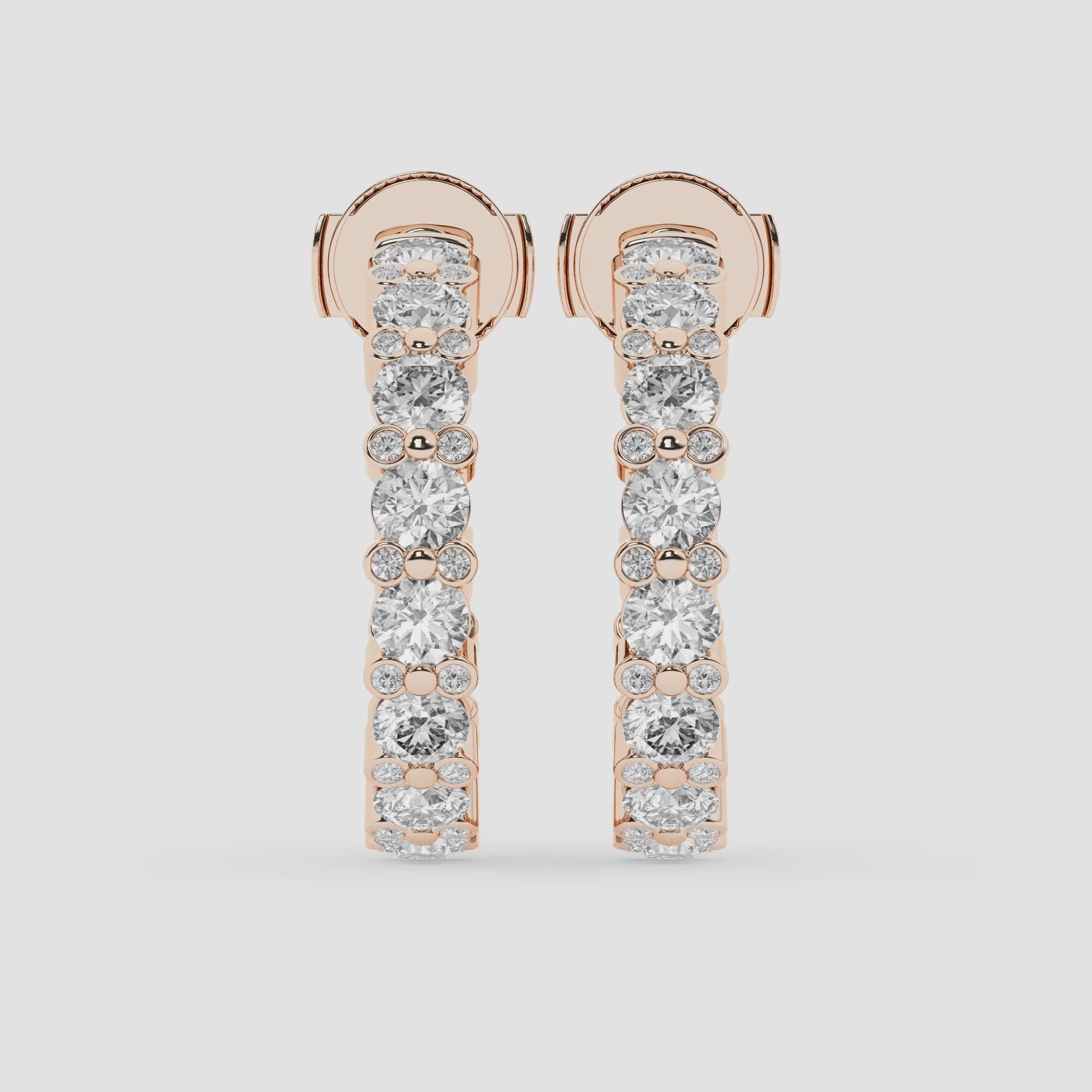 MET DIAMOND GBK097 | diamond earrings video