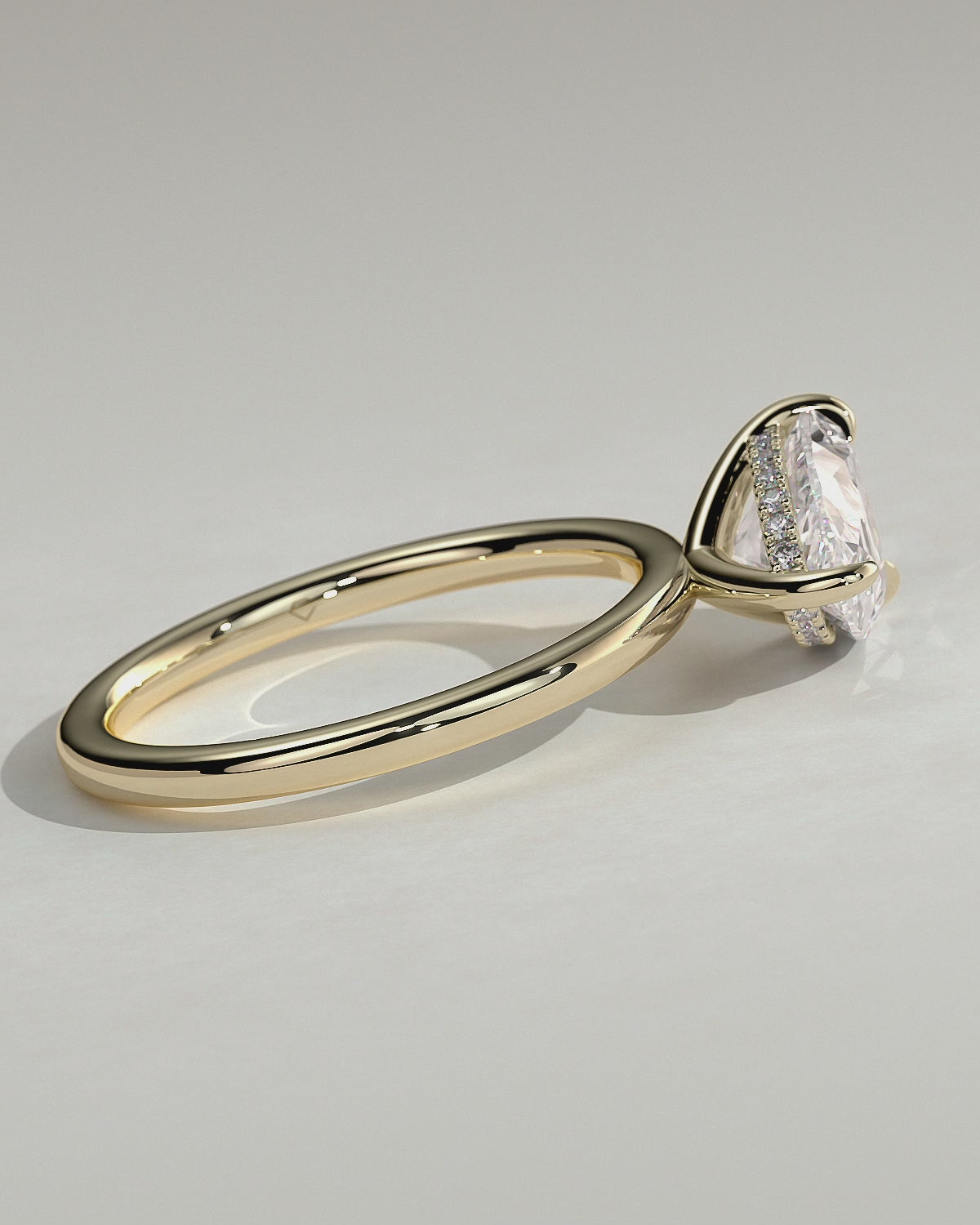 MET 0365 Pear Solitaire Engagement Ring — product video