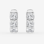 GBK003 | Source diamond huggie hoop earrings video