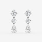 GBK005 | Source multi-shape diamond drop earrings video