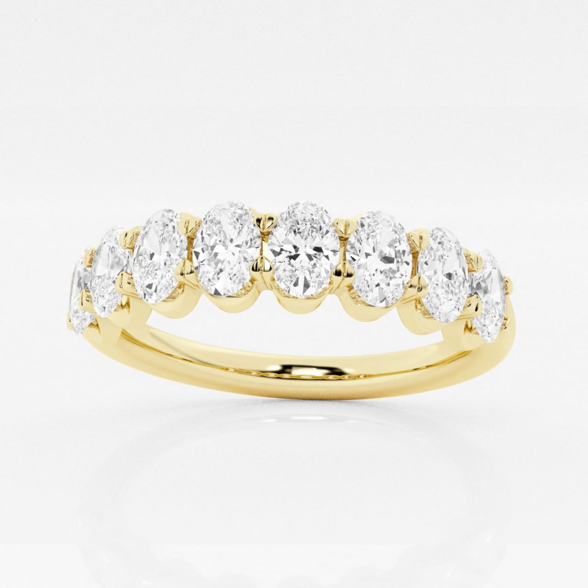 GWA003 oval diamond band, 1 1/2 ctw, studio rotation