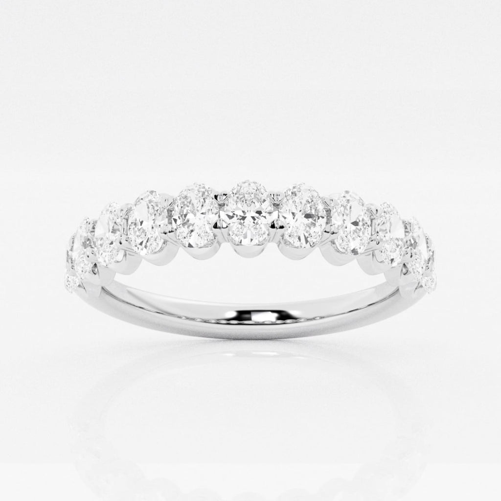 GWA003 oval diamond band, 1 ctw, studio rotation