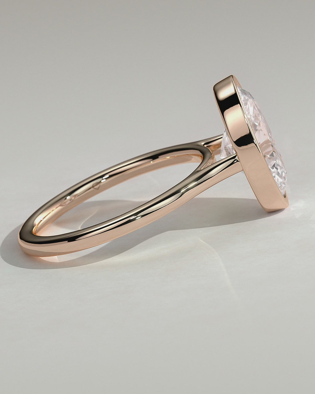 MET 0151 - 3 ct center stone - 18k Rose Gold source reference - product rotation video