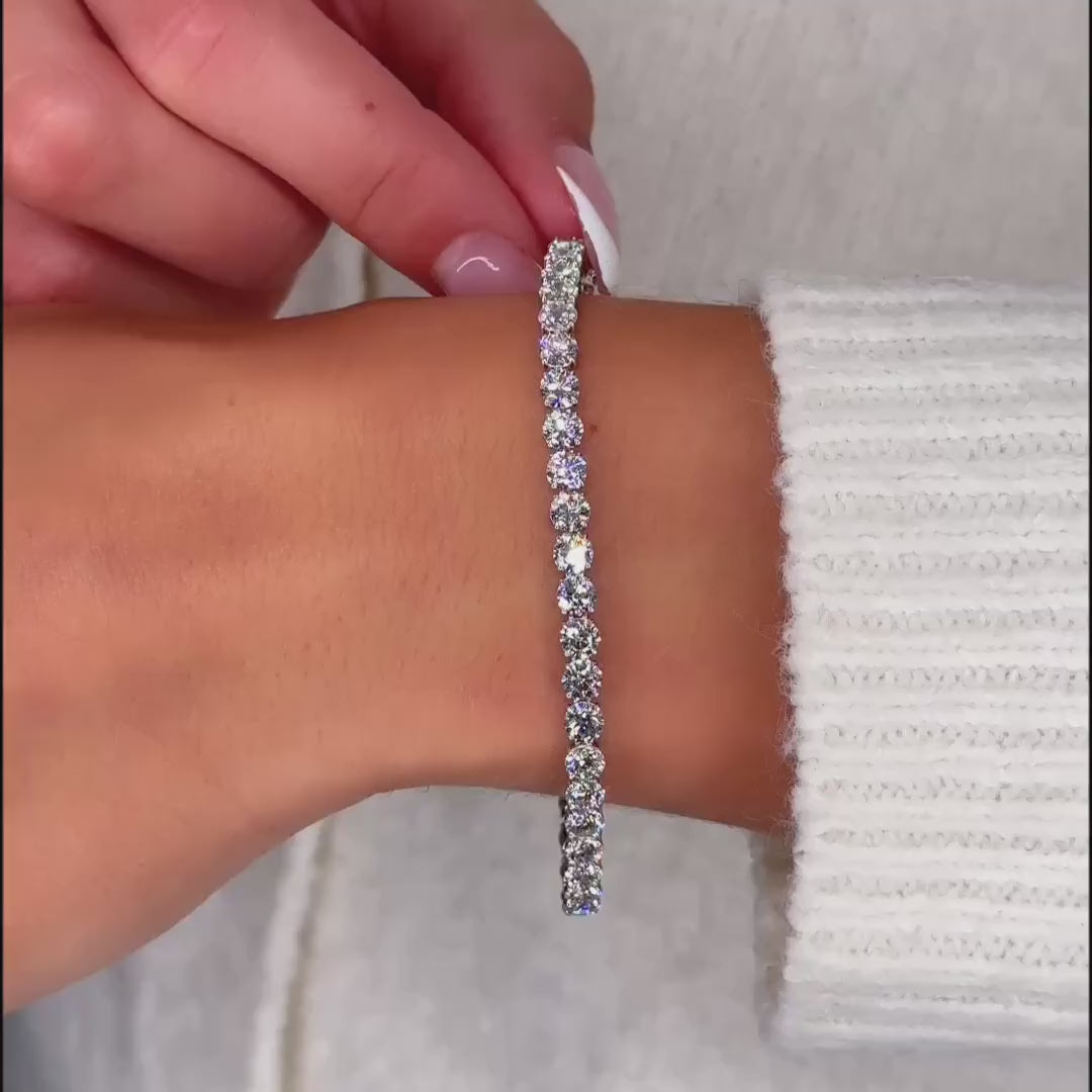 MET-WB-0046 | 14K White Gold | LGB700004 | White Gold 7ctw Rivera Tennis Bracelet | LGB700004-vid.mp4