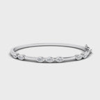 MET-WB-0004 | 14K White Gold | LGBB0023 | White Gold Harmony Marquise Bangle (3/4ctw) | LGBB0023-1.mp4