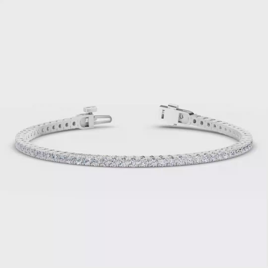 MET-WB-0049 | 14K White Gold | LGB300021 | White Gold 3ctw Rivera Tennis Bracelet | LGB300021-1.mp4