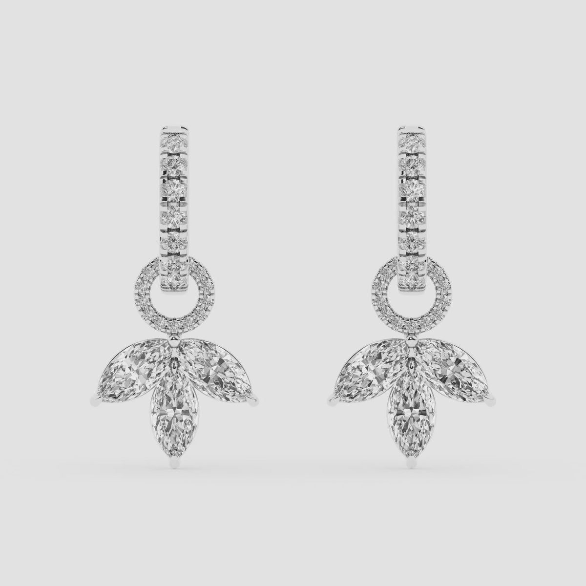 Marquise diamanten oorbellen | GBK007 — Productreferentievideo