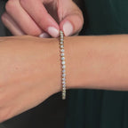 MET-WB-0014 | 14K Yellow Gold | LGBT0127 | Yellow Gold Round Bezel Bracelet (3-1/5ctw) | LGBT0127-vid.mp4