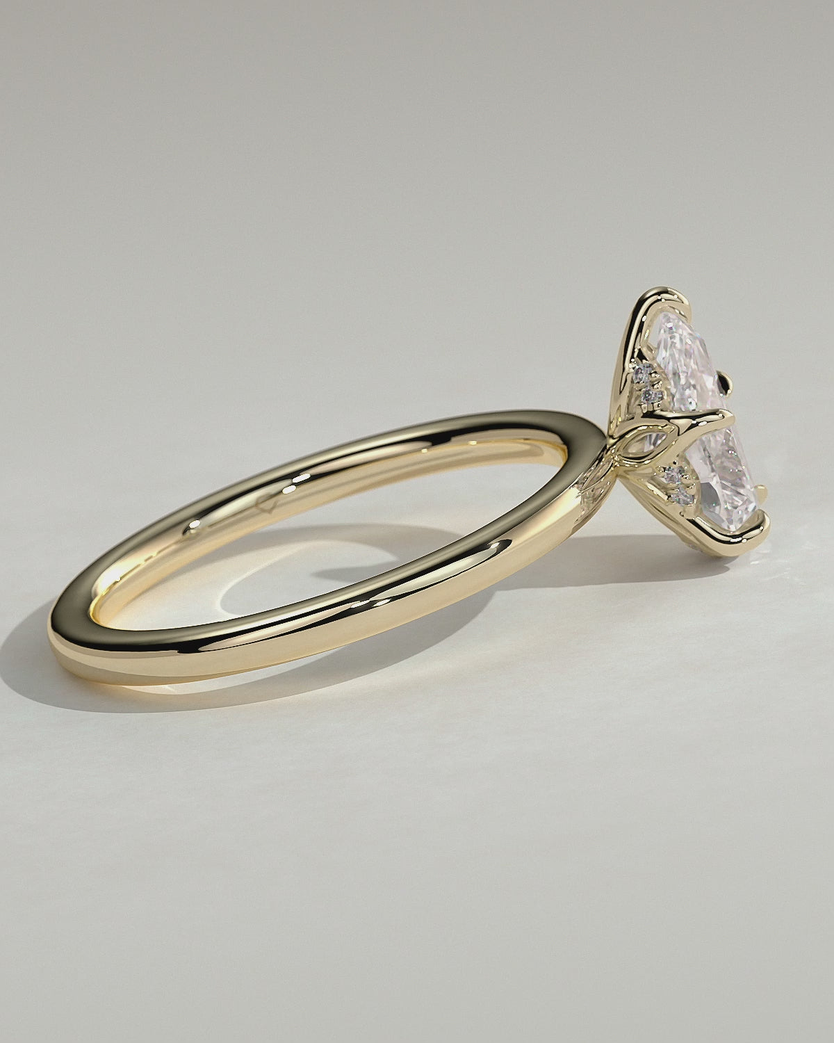 MET 0201 - 1 ct pictured - 18k Yellow Gold source reference - product rotation video