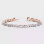 MET-WB-0045 | 14K Rose Gold | LGBO90059 | Rose Gold 10ctw Rivera Tennis Bracelet | LGBO90059-1.mp4