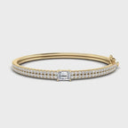 MET-WB-0003 | 14K Yellow Gold | LGBB0009 | Yellow Gold Lula Round Pave & Emerald Diamond Bangle | LGBB0009-1.mp4